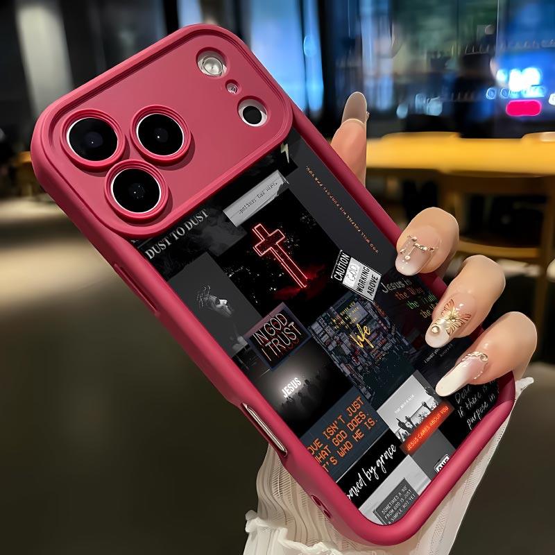 Creative Pattern Soft&Flexible TPU Silicone Phone Case For iPhone 17 Pro Max AIR 16 15 14 13 12 11 Plus XSMAX Cases Durable|Shockproof|Full Camera Protection|Anti-Scratch|Anti-Fingerprint|Slim Fit|Gift For Girlfriend/Men/Women