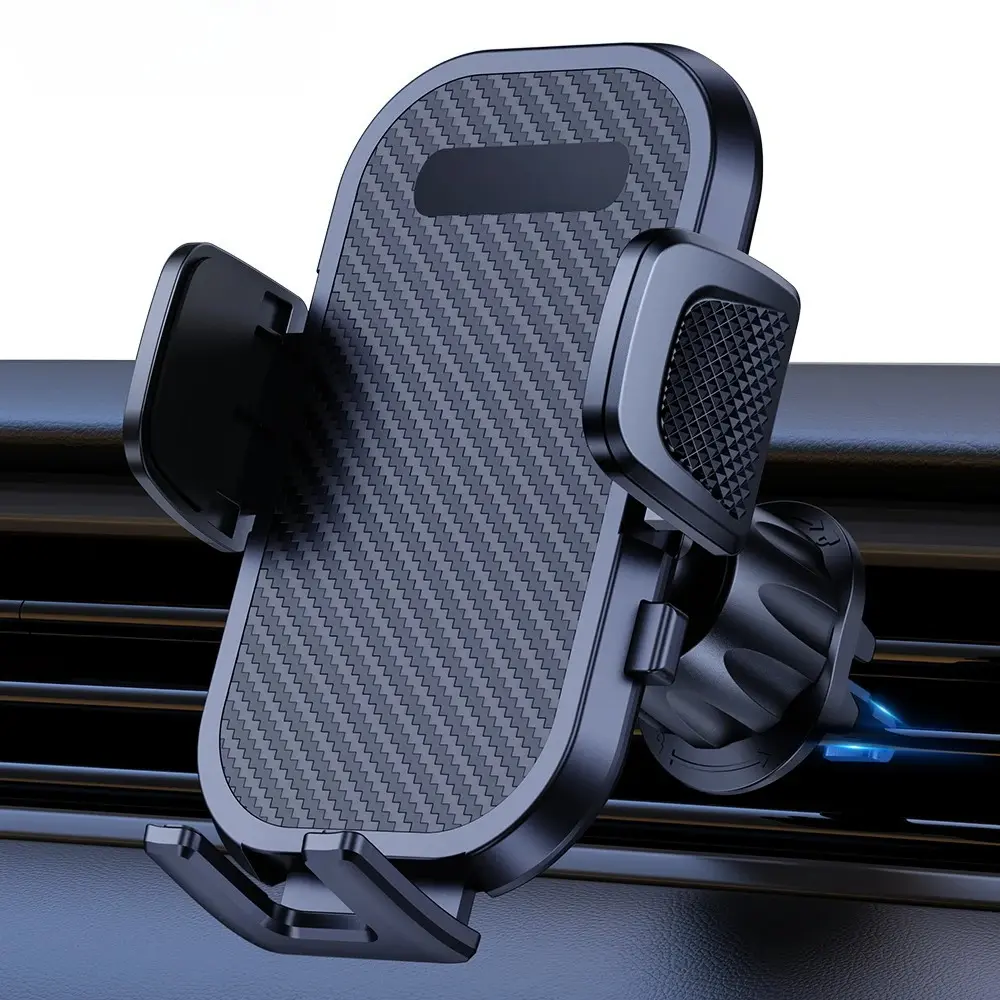 TOPK D42-G Car Phone Holder Mount, Upgraded Metal Hook Cell Phone Holder For Car Air Vent Compatible With All Phones, All Phones Fit, Any Phone