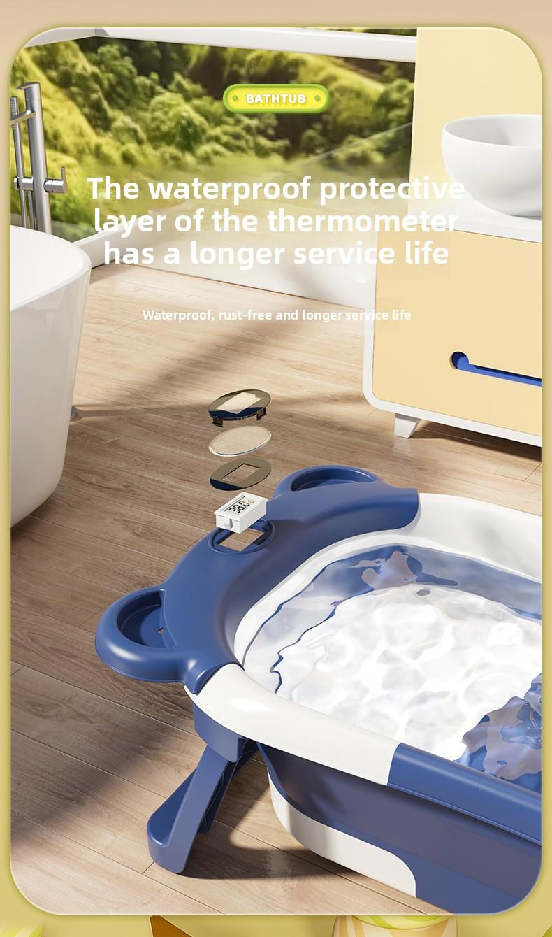 Must-Have Baby Essential!Collapsible Bath Tub for Sit & Lay Bathing