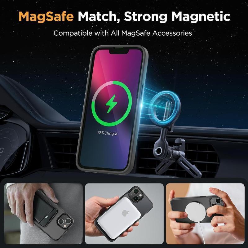 High-end matte skin-touch black mobile phone case suitable for iPhone17Promax 16Promax 15Plus 14Pro 13 12 Pro Max Plus supports magnetic suction wireless charging matte translucent anti-shock and anti-fall Apple mobile phone case