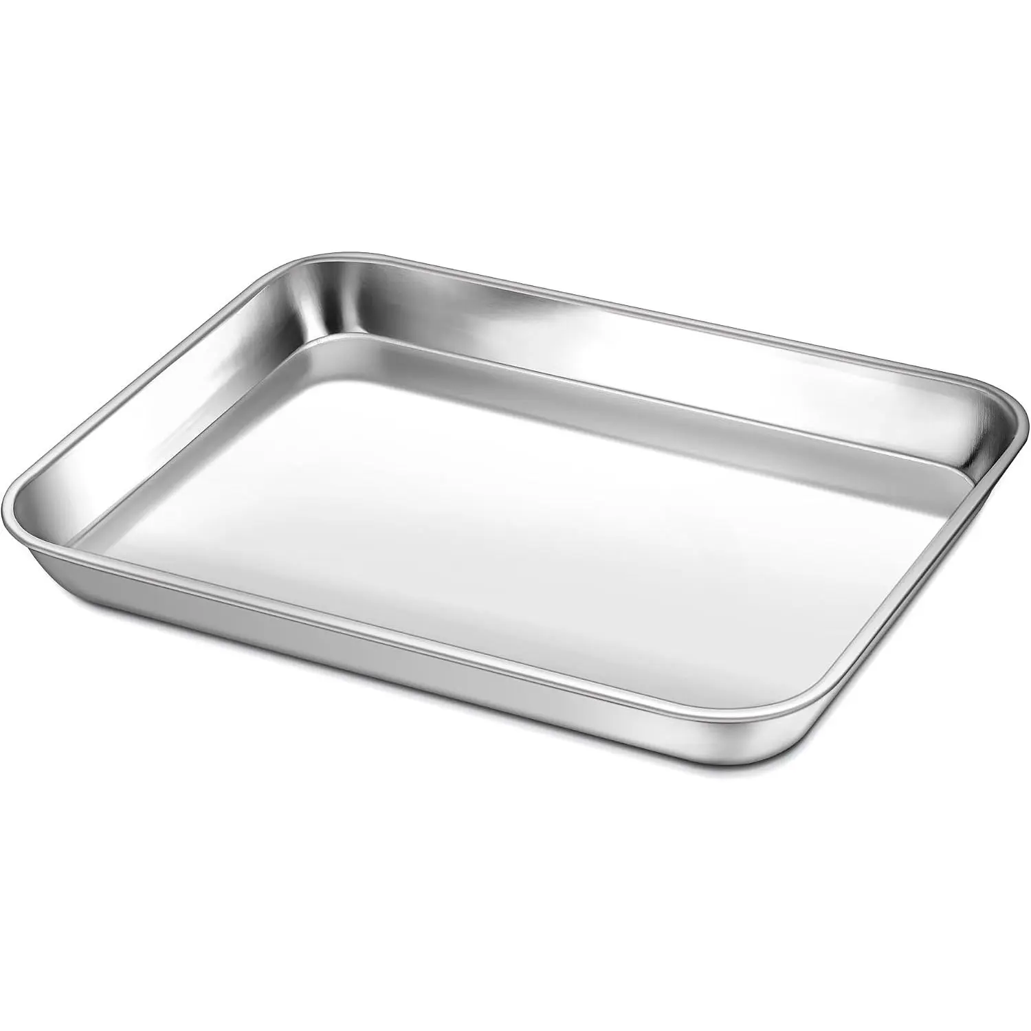 Baking Sheet Pan, Stainless Steel Cookie Sheet, 9 Inch & 1 count | Oven Tray Sheet Pan for Baking & Serving, Baking Tray for Multi Uses, Heavy Duty & , Rust Free & Dishwasher Safe
