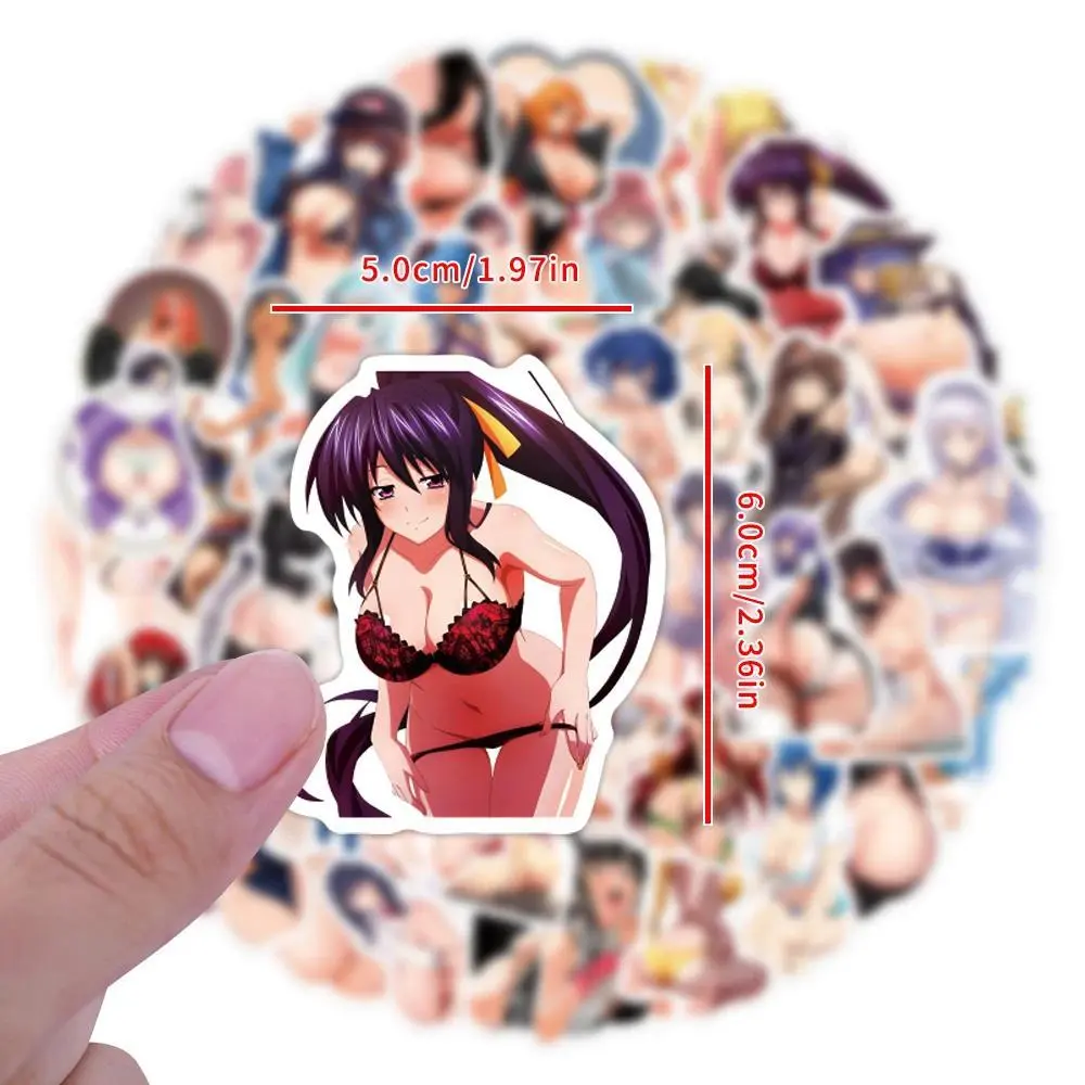 2026 New hot item 57pcs No Repeat Sexy Girl Graffiti Personality Trendy Play Waterproof Car Sticker Send Stickers To Friends