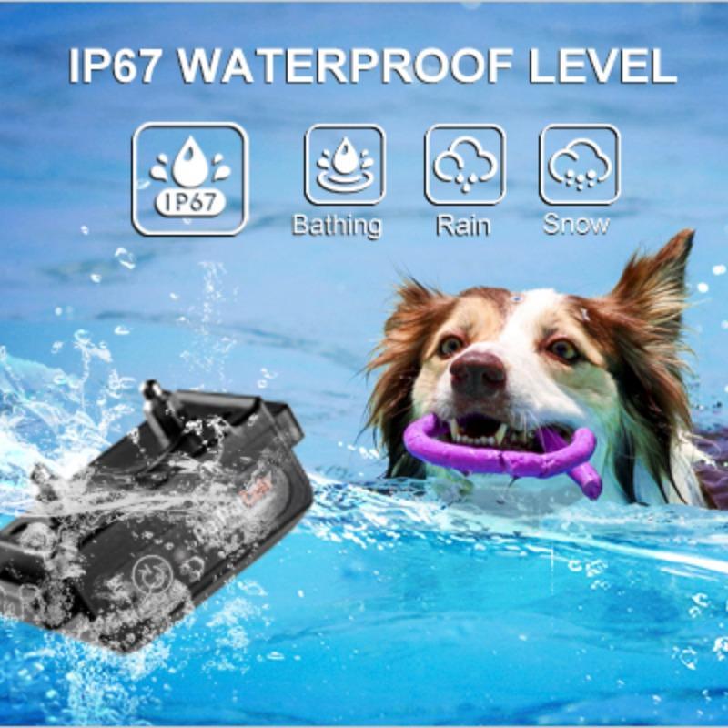 Intelligent Remote Control Dog Training Collar, 1 Set Waterproof Barking Stop Device, Vibration for Dog Training, Perfect Gift for Dog Lovers