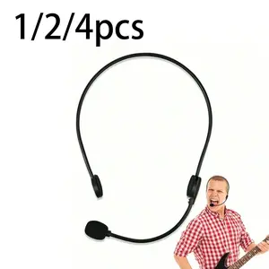Rock Star Costume Accessories Set, Fake Microphone Headset, Halloween Party Props, Music Festival Gear, Gift for Friends & Family