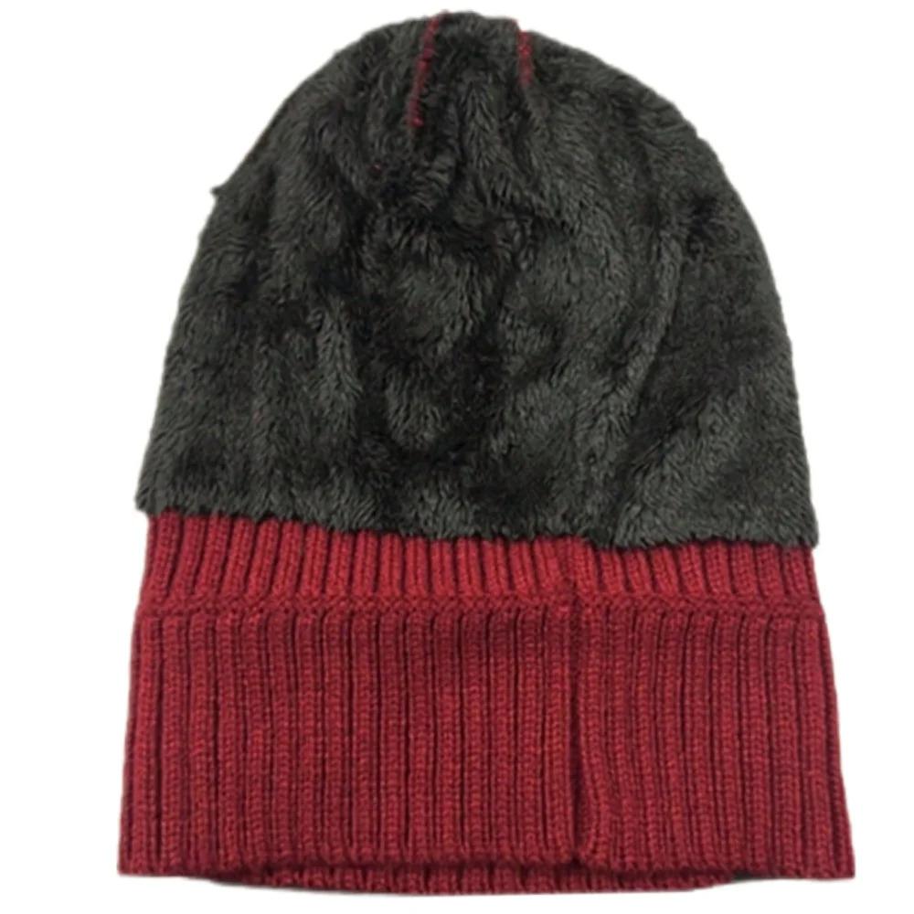 Hot Sale Premium Warm Winter Hat Stylish Plush Fur Lined Thick Cozy Beanie Hat Outdoor Casual Knitted Hats For Men & Women