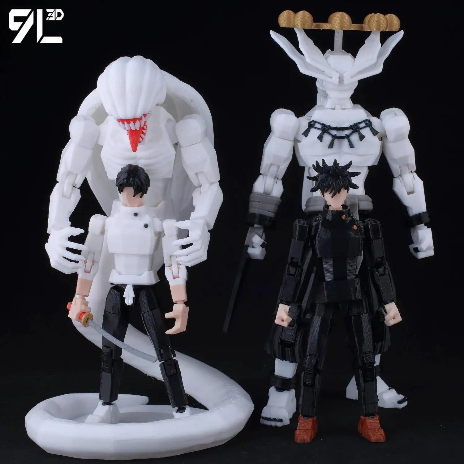 9L 3D Printed Anime Jujutsu Kaisen Sukuna Lucky13 Dummy 13 Movable Shapeshift T13 Action Figures Mannequin Toys for Collectors