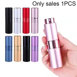 Portable Perfume Spray Bottle, Easy Refill, Leak-Proof, 5ML Capacity, Screw Mechanism, Travel Friendly, Unisex, Reusable Design