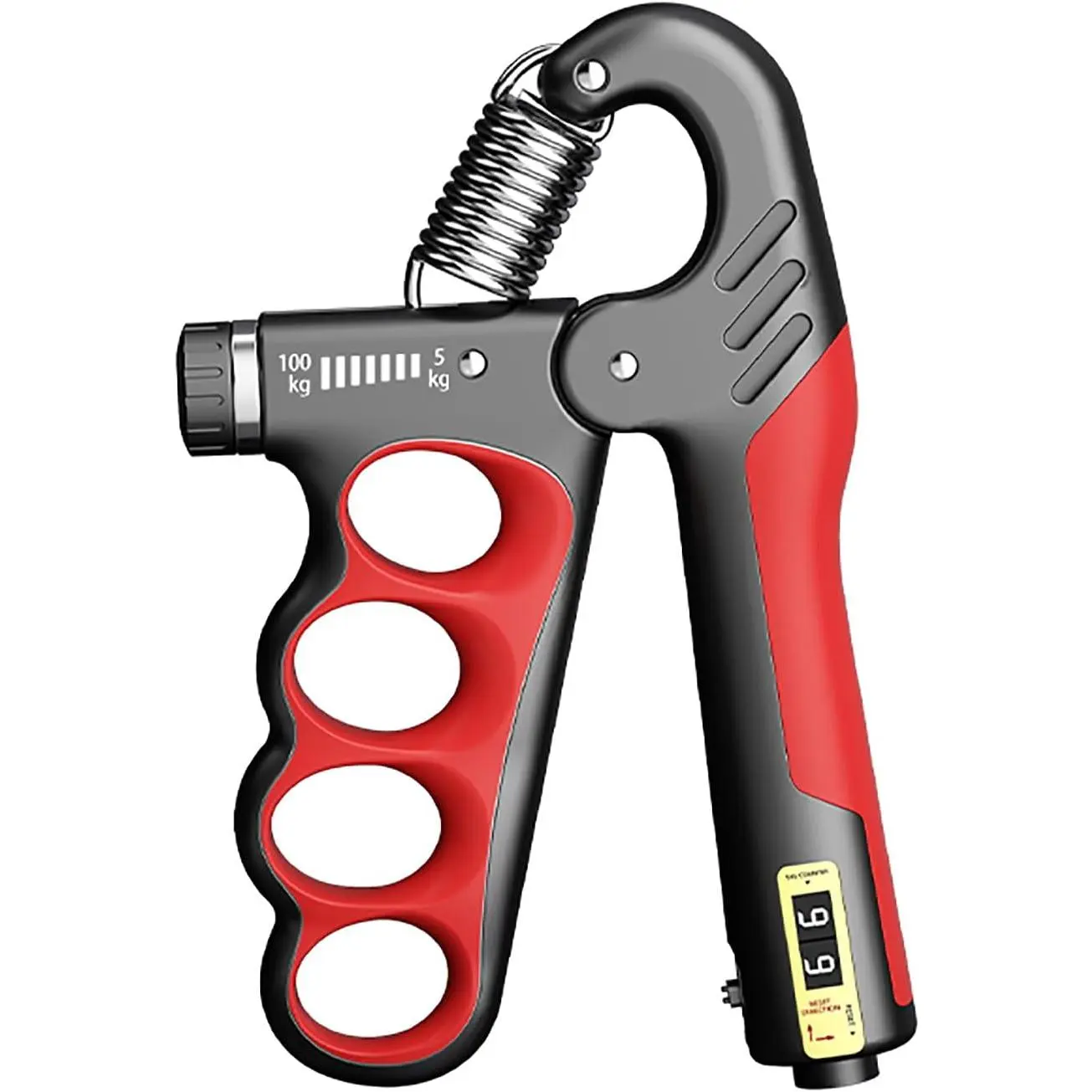 Grip Strength Trainer, Hand Grip Strengthener with Adjustable Resistance 11-220Lbs(5-100KG), Automatic Counter, Ergonomic Design, Forearm Strengthener  Musicians Athletes and Injury Recovery