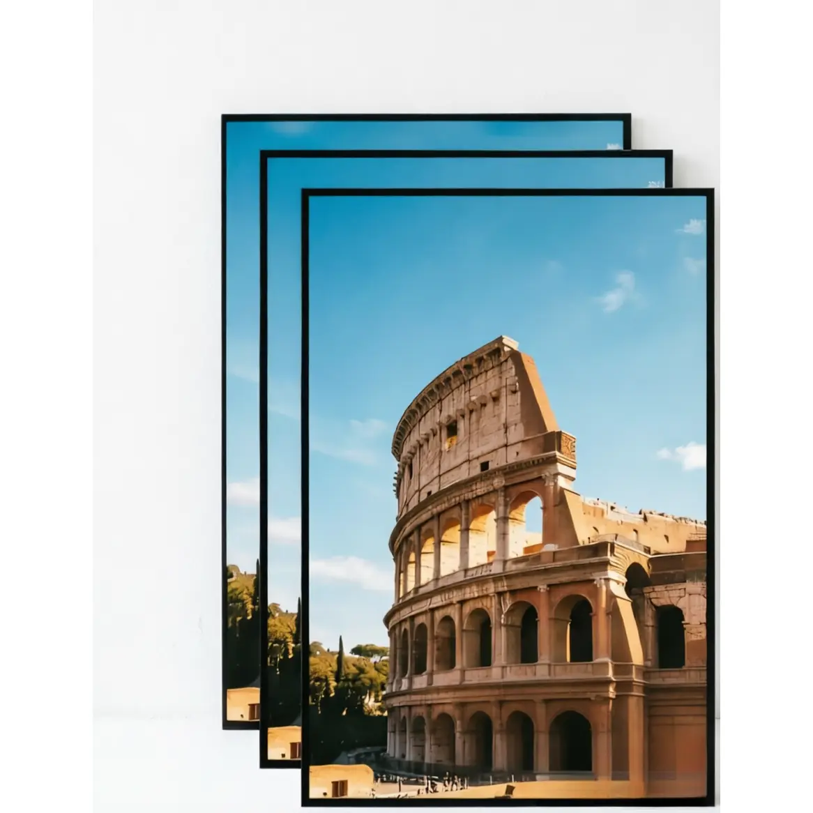 24x36 Poster Frames 3 Packs, Black Frames 24x36 for Wall Gallery, Display 24 by 36 Posters, Photos & Art Prints Vertically or Horizontally,Multiple Sizes 16x24,18x24