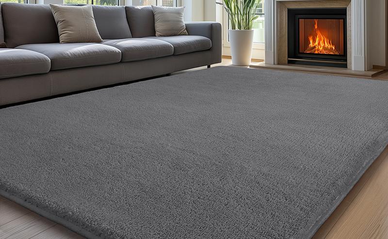 FAMVAL Large Size Plush Rugs Big Fluffy Area Rug Non-slip Soft Shaggy Ultra-comfortable Carpet Mats for Livingroom Bedroom Nursery Home Decor Coffee Christmas gifts