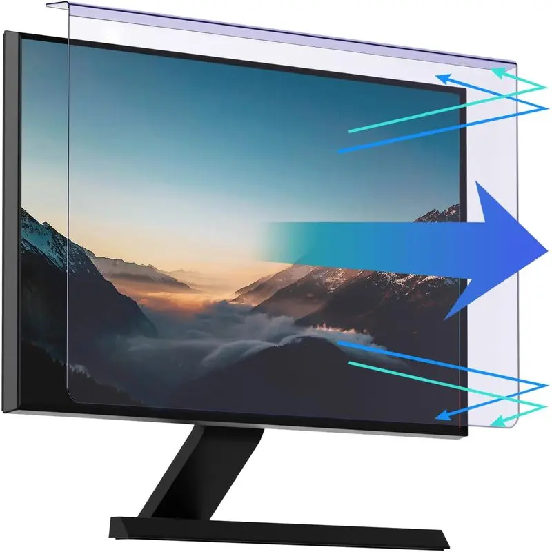 RedANGEL 27 Inch Computer Monitor Anti Blue Light Filter, Hanging Type