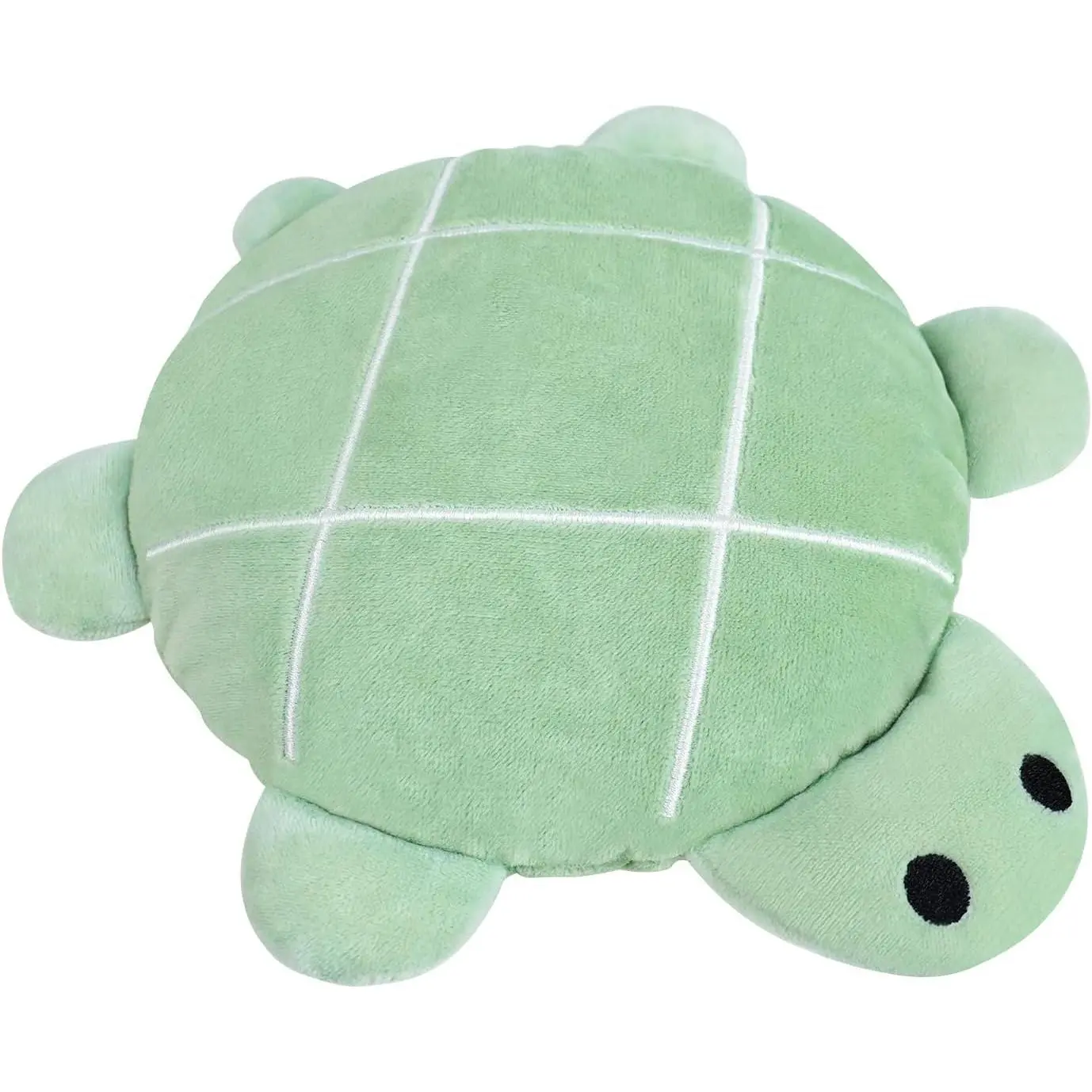 Microwavable Unscented Heating Pad for Period Cramp Relief Birthday Gifts for Women Girlfriend Teens Mom - Cute Turtle Plush Heated Stuffed Animal (Green)-8”