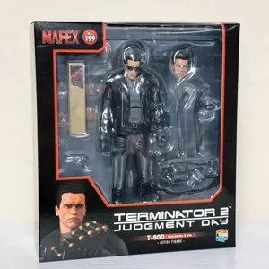 MAFEX No.199 Mafex The Terminator 2 Judgment Day T-800 6-Inch Action Figure Collection Model T2 Figure Birthday Christmas Toys