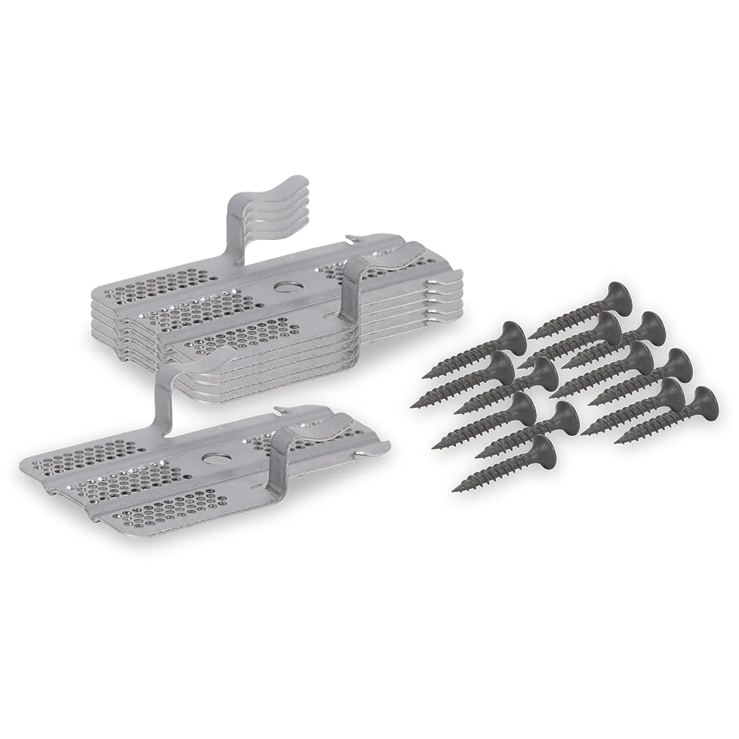 WAL-Board Tools Drywall Clips, Easy Drywall Repair Solution, Fits 1/2" and 5/8" Panels, Includes 6 Clips and 12 Screws, Assembled in , 054-014