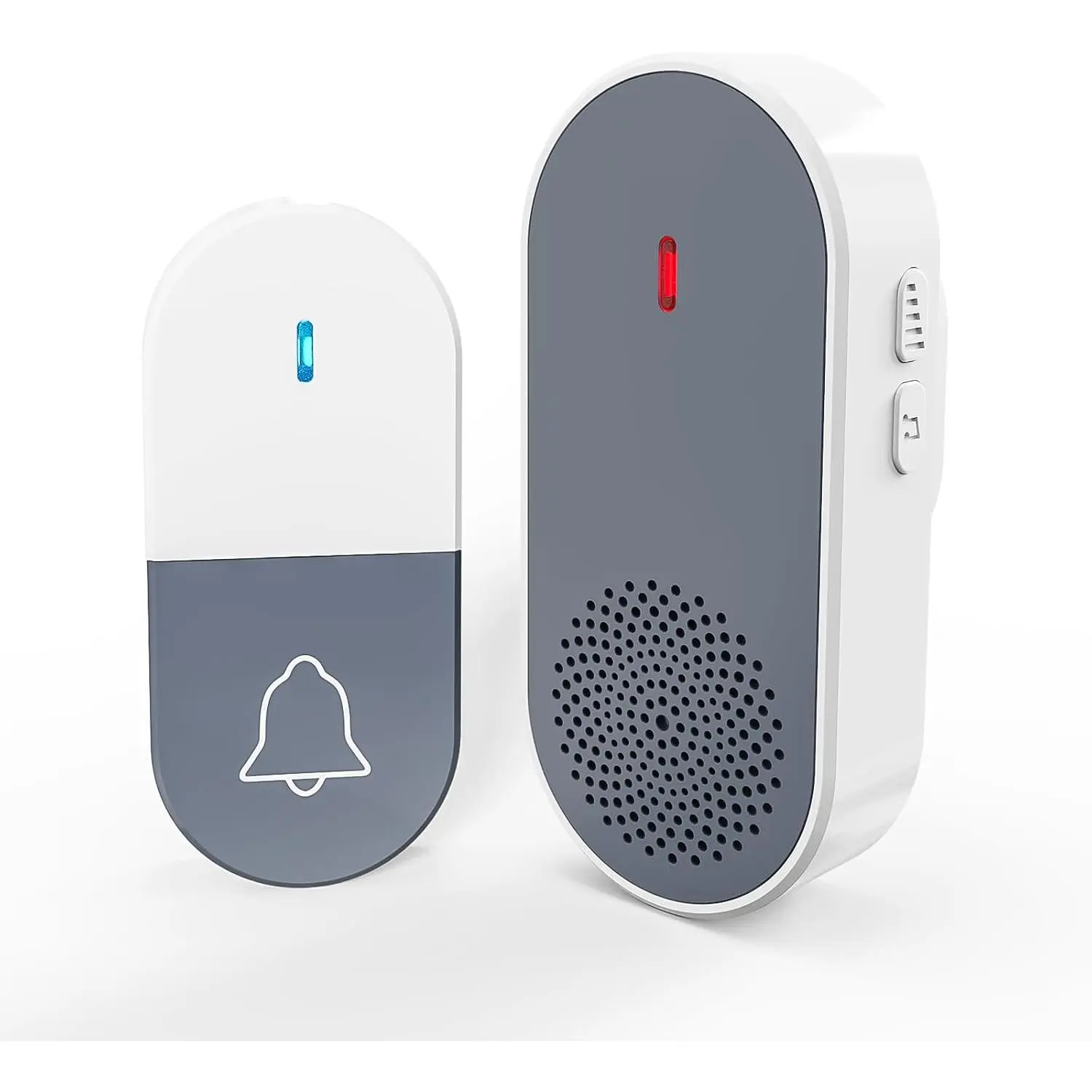 Wireless Doorbell for Home Plug and Play 115dB Battery Door Bell for Classroom Easy to Install with 36 Chimes & 5 Volume Levels Loud Enough LED Flashing for Kids Room Office Battery Operated
