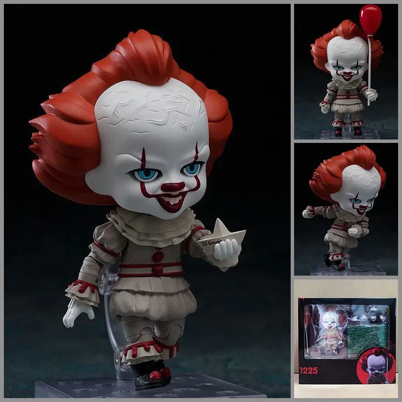 Q Version Clay Figure Pennywise 1225, Adjustable Face Action Figure, Collectible Model, Birthday Gift, Party Gift, Halloween Gift