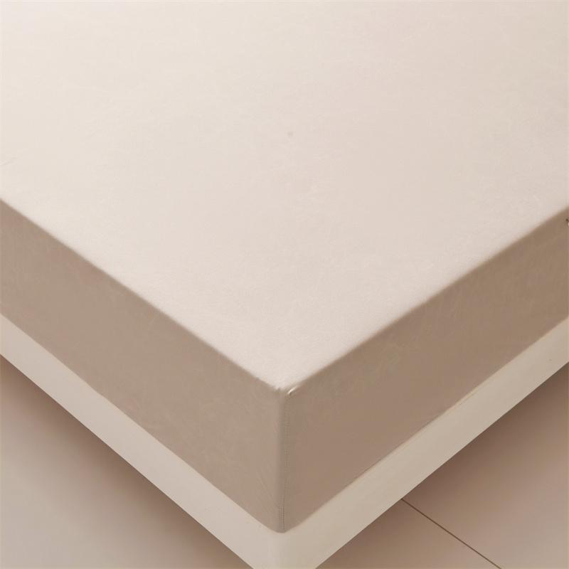 Solid Color Bedding Set, 3 Counts/set Including 1 Count Fitted Sheet & 2 Counts Pillowcase, Soft Comfortable Bedding Set for Home Bedroom