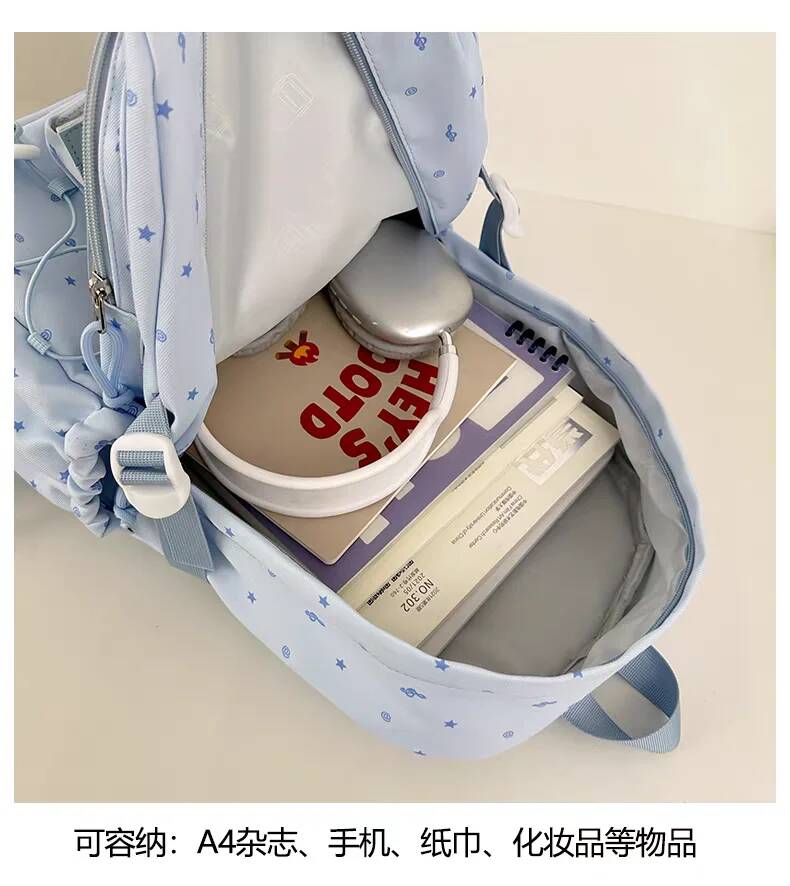 New Y2K Cute Ita Backpack Large Capacity Commute Rucksack Girl Transparent DIY Display Knapsack Outdoor Fashion Travel Schoolbag