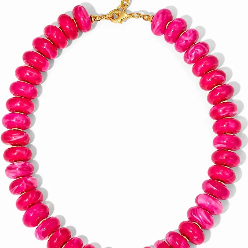 Women's Beaded Bracelet, Bohemian Style Oval Bead Jewelry, Fashion Summer Beach Gift, Holiday Vacation Wear, Bikini Necklace, Boho Style Beaded, Fashionable Jewelry Accessories