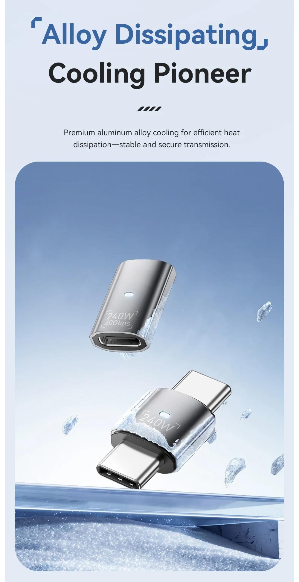 USB OTG Adapter Fast Charging Converter 90 Degree USB Type C Data Adapter