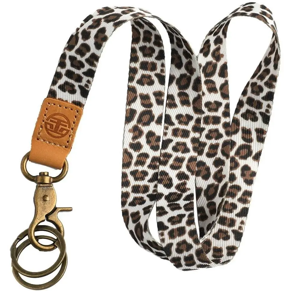 Women's Long Lanyard - Key Holder, Neck Strap Key Chain, ID Badge & Wallet Accessory