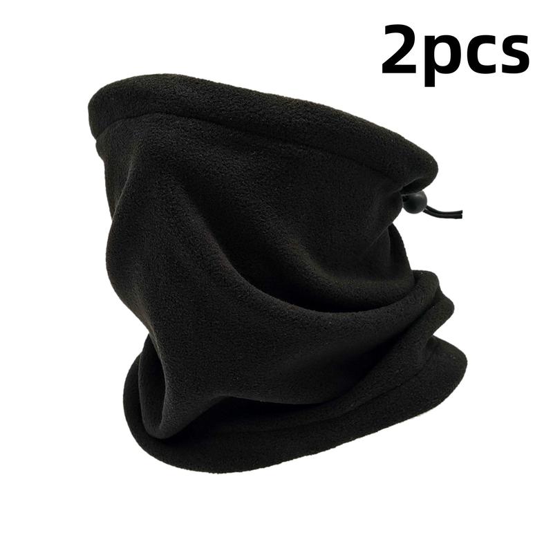 2PCS Men’s Thermal Balaclava Face Masks – Windproof Fleece-Lined Winter Neck Gaiters for Skiing, Motorcycling, Cycling, and Outdoor Sports, Breathable & Adjustable Cold Weather Gear