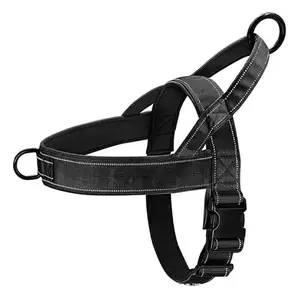 Pet Harness Strap Easy to Wear Durable Oxford Fabric Safe Comfortable Secure Leash Attachment Design for Outdoor Walks Dog Training Vest