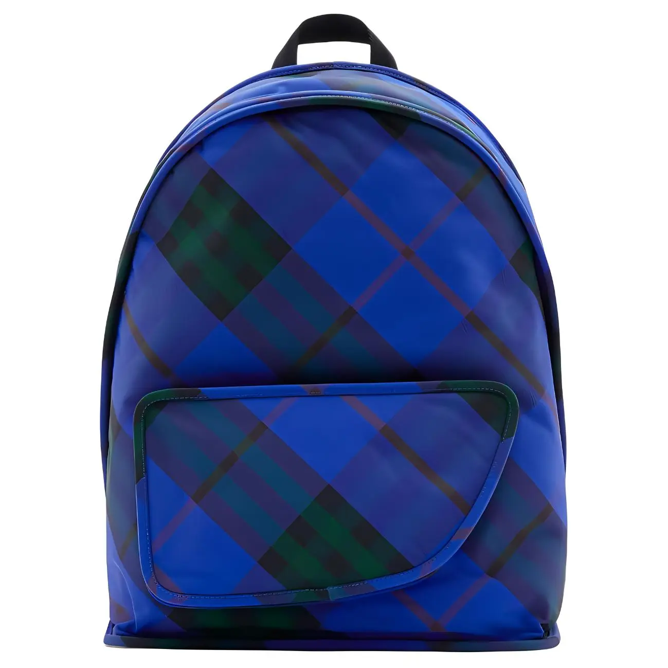 Burberry Shield Check Pattern Hardware Foldable Backpack for Men in Knight Blue