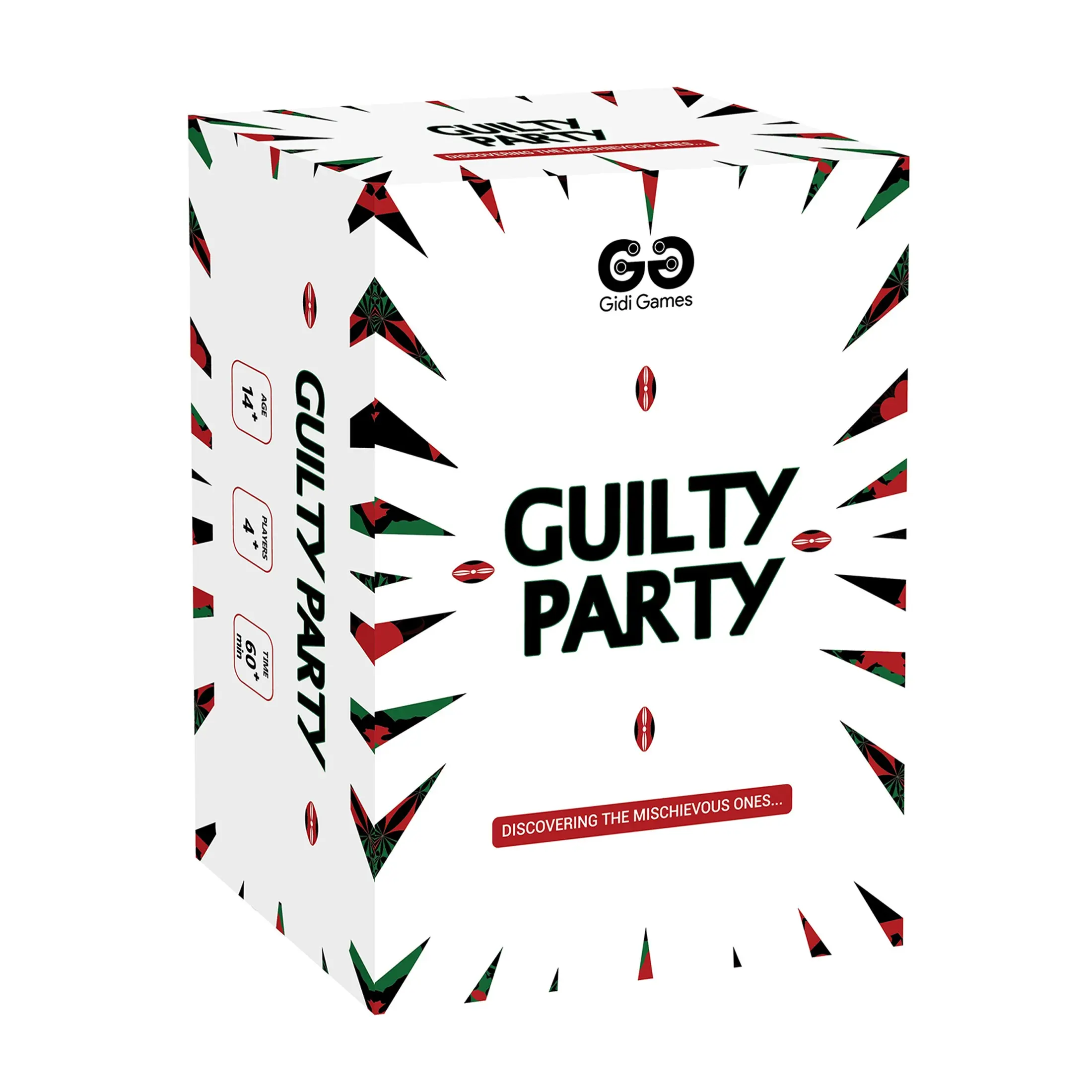 Guilty Party Couples Game, 100 Cards, Surprising Questions & Challenges, Perfect for Dates, Valentine's Day, Christmas
