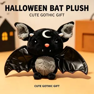 Dark Fantasy Bat Plush Toy, Cute & Quirky Design, Perfect for Halloween Gifts, Ideal for Various Festive Occasions
