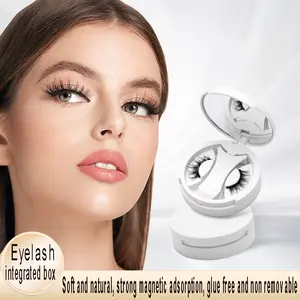 Magnetic Eyelash Growth Kit, Waterproof Reusable Magnetic Lashes, No Glue Needed, Easy Application, Enhance Your Natural Beauty