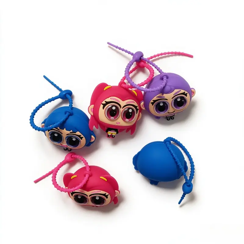 2026 Cute Big Eyed Pop Out Squeeze Keychain, 3D Cartoon Silicone Stress Relief Fidget Toy Key Ring, Kids Backpack Bag Pendant Decor, Holiday Party Favors Goodie Bag Fillers, Boys Girls Birthday Meetup Gift
