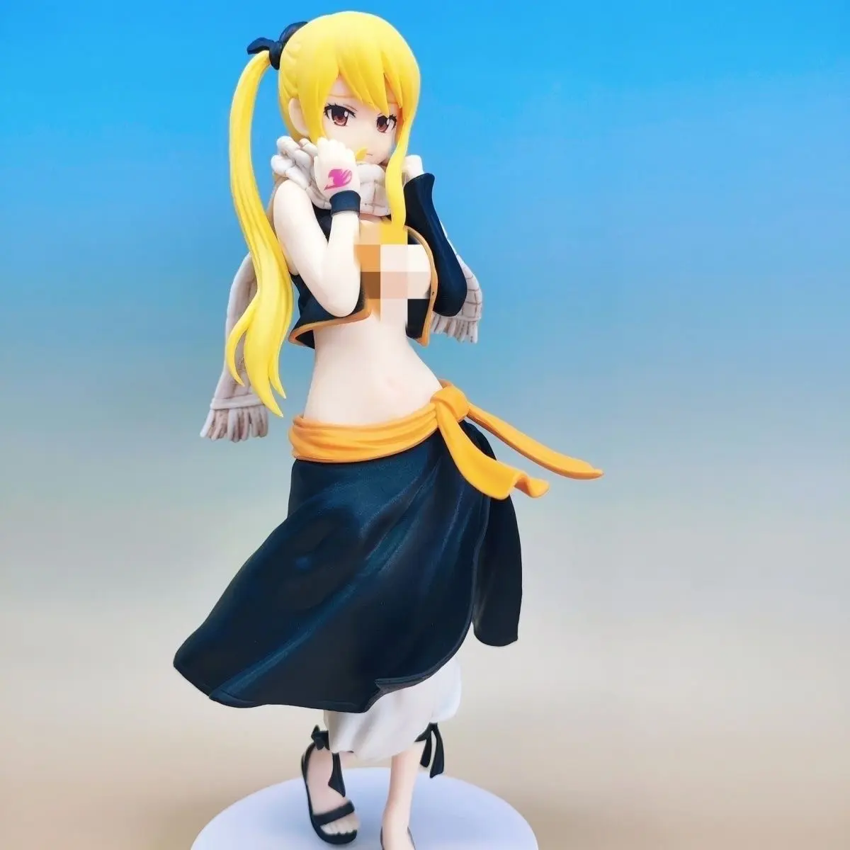 Fairy Tail Lucy Natsu Cosplay Figure, Anime Model Collectible, Secondary Dimension Beautiful Girl Statue, Handmade Doll