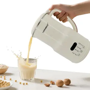 8-in-1 Automatic Nut Milk Maker Blender 40.6oz Homemade Almond Oat Coconut Soy Plant-Based & Non-Dairy Milks Soybean Machine with Delay Start Keep Warm Self-Cleaning & Boil Water Functions
