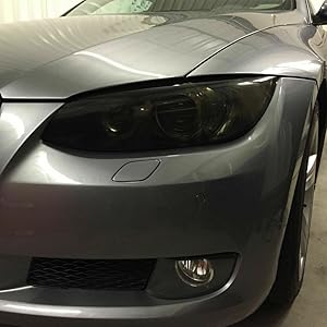 THE WELL KEPT 12 by 48 inches Self Adhesive Auto Car Tint Headlight Taillight Fog Light Vinyl Smoke Film Sheet Sticker Cover (Light Black) THE WELL KEPT 12 by 48 inches Self Adhesive Auto Car Tint Headlight Taillight Fog Light Vinyl Smoke Film Sheet Sticker Cover (Light Black)