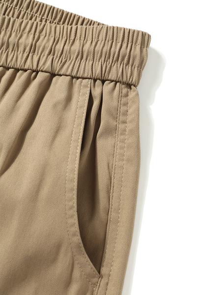 Men's Loose Solid Flap Pocket Drawstring Waist Cargo Shorts, Street Fashion Casual Bottoms for Daily Outdoor Wear, Men's Clothes for Summer