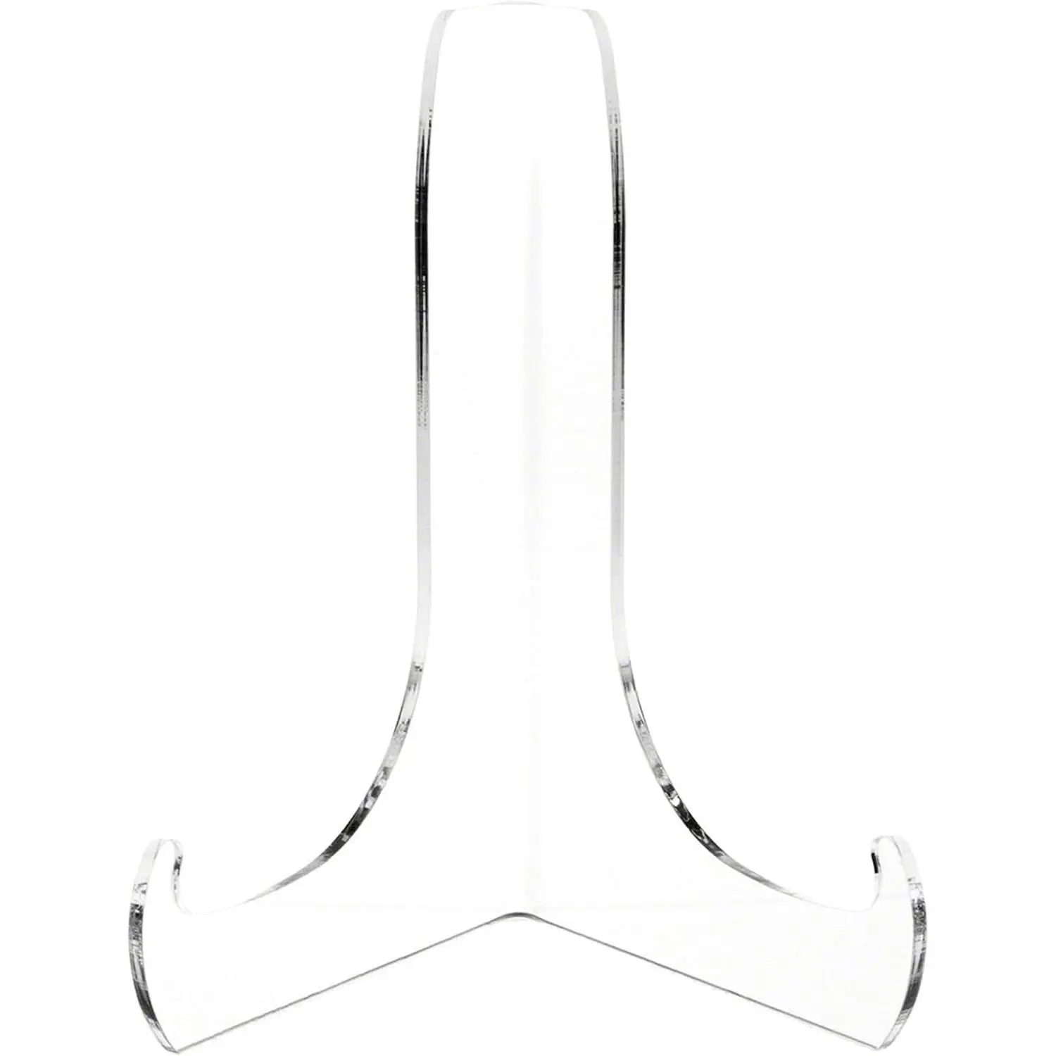 Clear Acrylic 60-Degree Angle Easel with Shallow Support Ledges, 6" H x 4.5" W x 3.5" DGift