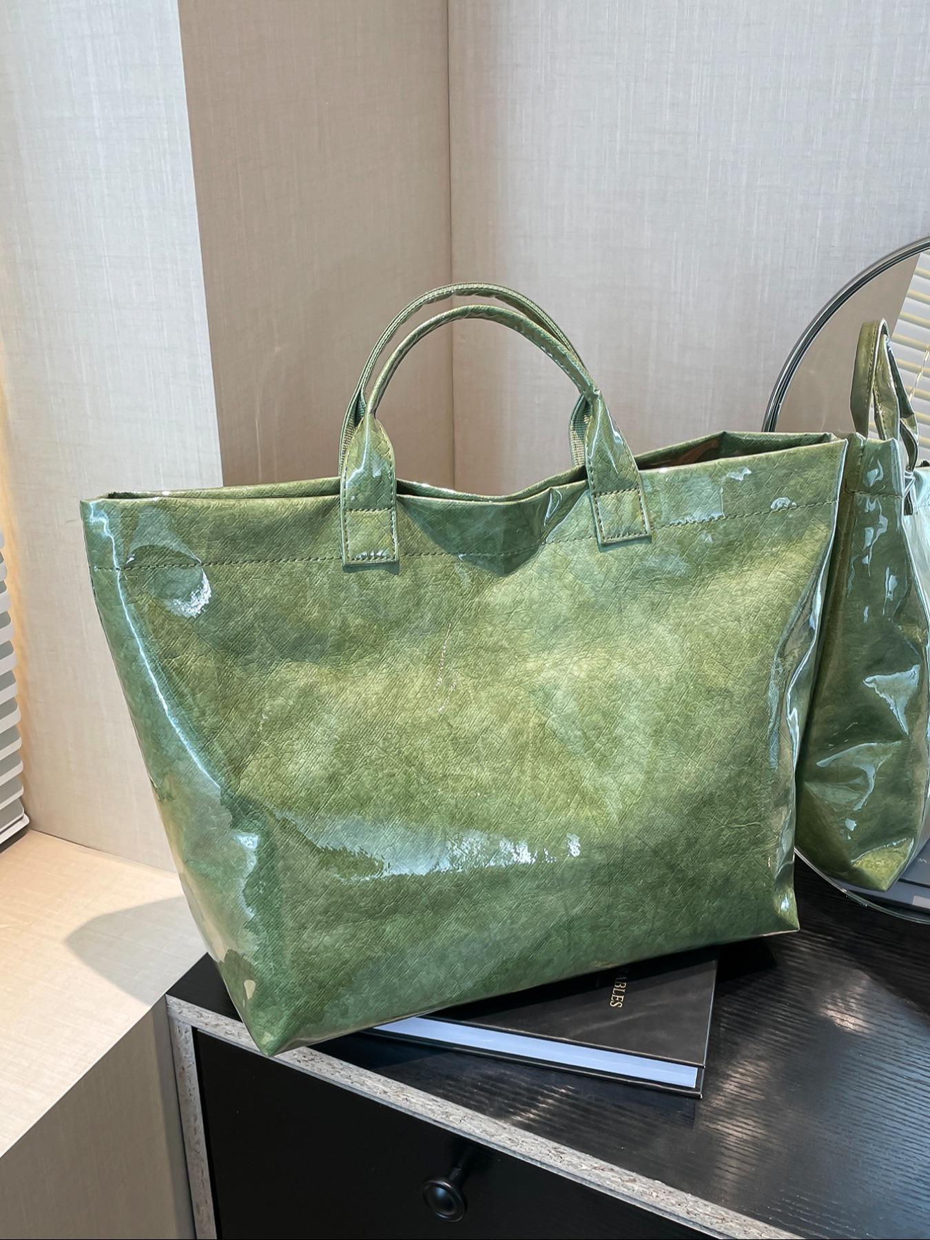 Large Capacity tote bag Handbag for Women, Casual Trendy Versatile High-quality Daily Commuting Bag, Fashionable Shopping Bag, Reusable Grocery Bags