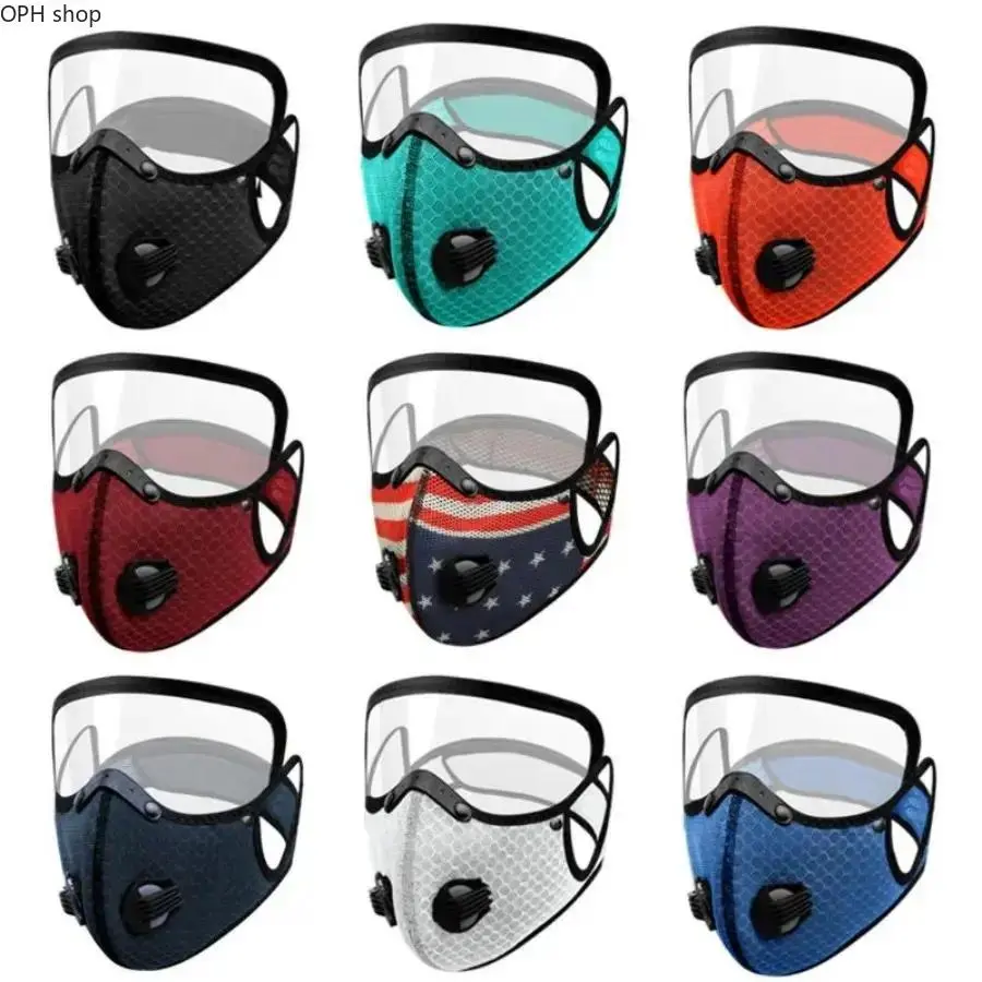 Athletic Face Mask with Detachable Lens, Solid Color Sports Style, Breathable Warm Windproof & Anti Dust Filter for Cyclists & Motorcycle Riding, Windproof Face Mask, Anti Dust Mask