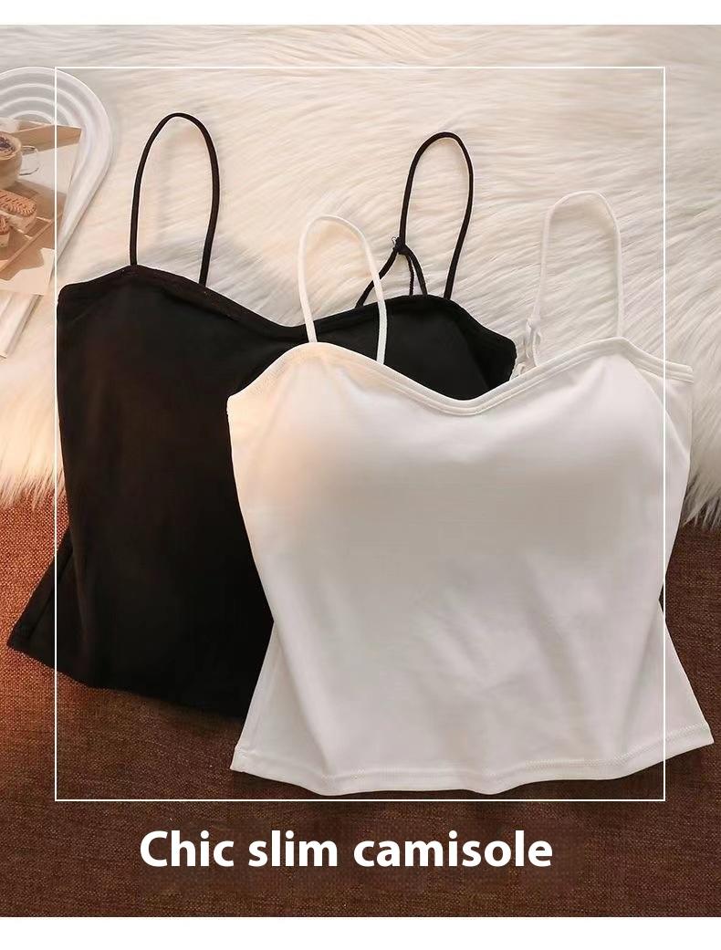 White Camisole Vest for Women Summer Inner Wear with Chest Pad Spider Web Beautiful Back Bra Integrated Sweet Spicy Girl TubeWomenswear Tops Workout Tops Spaghetti Strap Basic Workout Sets Women Sports Bra Casual Minimalist Short Sleeveless White Camisole Vest for Women Summer Inner Wear with Chest Pad Spider Web Beautiful Back Bra Integrated Sweet Spicy Girl TubeWomenswear Tops Workout Tops Spaghetti Strap Basic Workout Sets Women Sports Bra Casual Minimalist Short Sleeveless