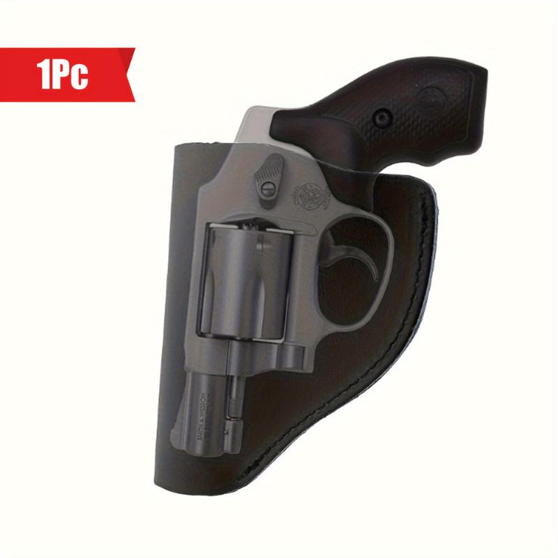 Comfortable Cowhide Holster for Concealed Carry Frame Revolver in Soft Breathable PU Leather for All-Day Wear Survival Kit