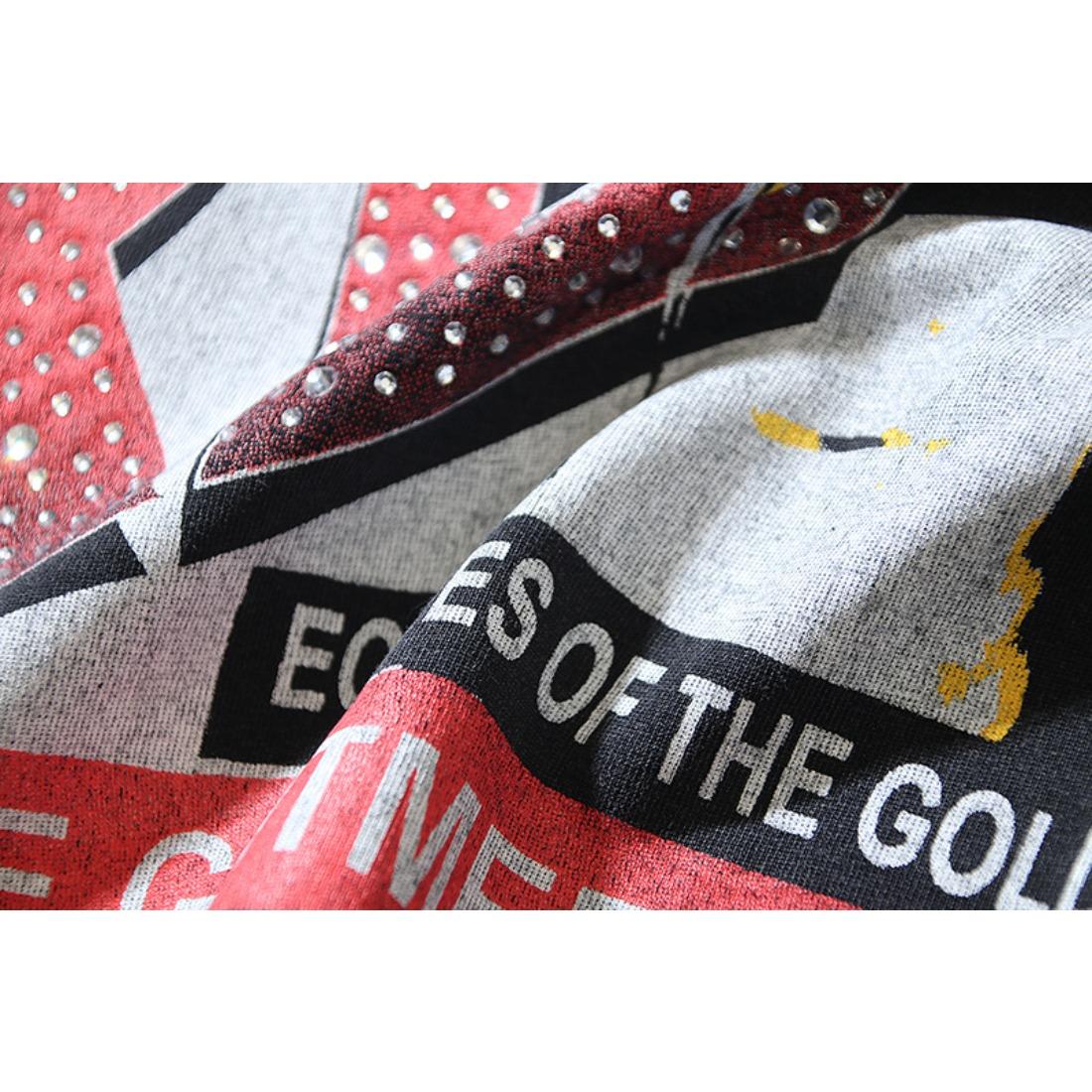 Vale Vintage Washed Streetwear T-Shirt, Bling Rhinestone Heat Transfer Print, Retro American High Street Singer Portrait & Letter Graphic, Y2K Hip Hop Summer Cotton Crew Neck Short Sleeve Tee