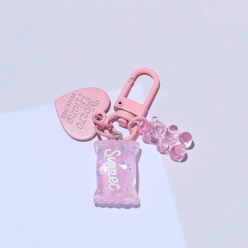 Cute Bear Phone Charm, 3D Bear Pendant Phone Strap, Fashionable Phone Accessory for Women and Girls, Mobile Decorative Chain, Animal Phone Ornament, Cell Phone Accessories