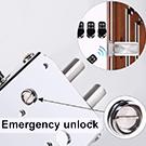 Remote Intelligent Door Lock,,Deadbolt Anti-Theft Hidden Door Lock,with 4 Remote,Access System for Home