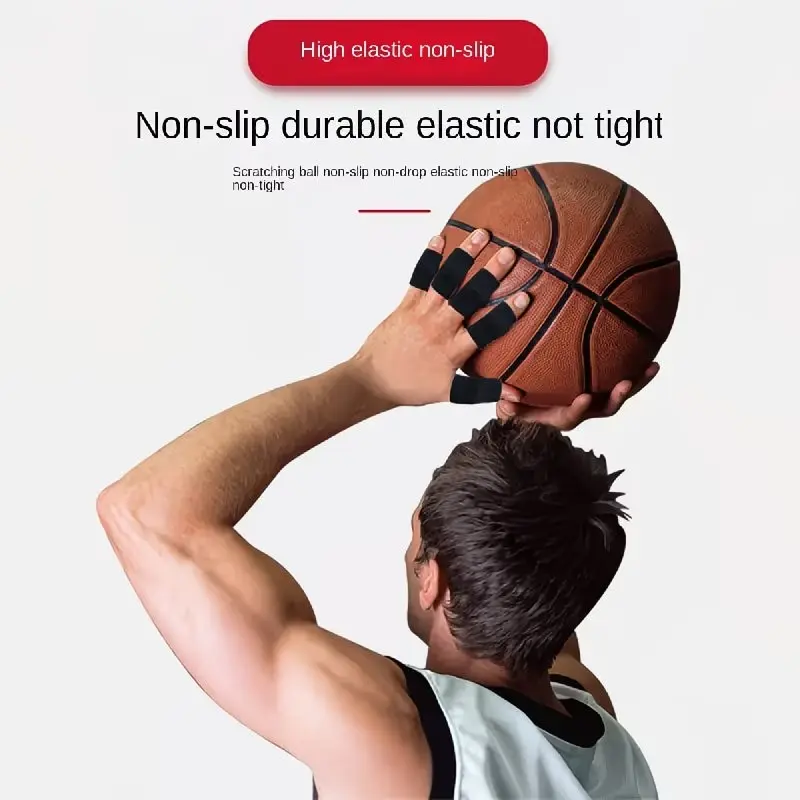 5 Pcs High Elastic Breathable Finger Guards, Soft Comfortable, Ideal for Basketball, Volleyball, Table Tennis, Outdoor Sports