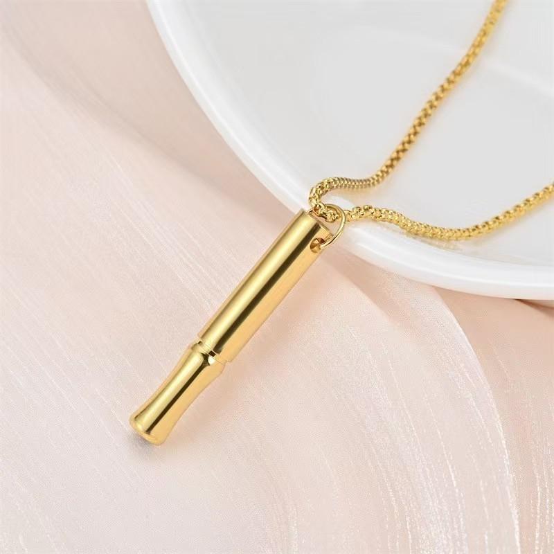 Breathing Necklace for Anxiety Relief Quit Smoking Tools Breathe Easy Necklace Stop Smoking Aids Breathlace Necklace Fum Vaporless Inhaler Breathless Anxiety Necklace for Women/Men