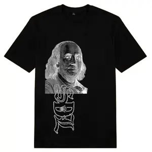 🤑🖤SDL Benjamin Black/White T-shirt, 100% cotton Menswear Stylish naughty shirts men Top Day  Casual