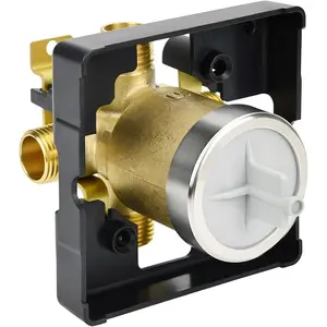 R10000-UNBX Shower Valve Body for Delta MultiChoice Universal Tub and Shower Trim Kits, Fits 13, 14, 17, and 17T Series Single-Function or Dual-Function Trim, Rough-In Valve (No Stops)