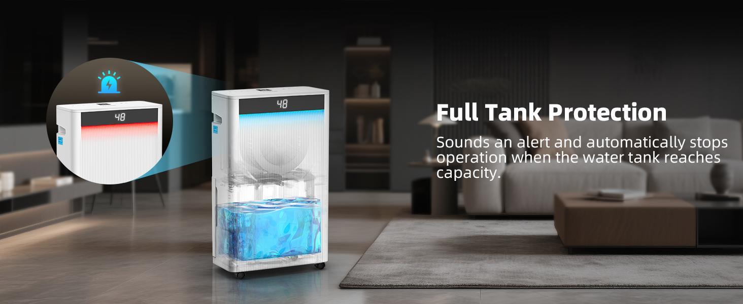 KeepGlad 4,500 Sq.Ft 2025 Energy Star Max 80 Pint/Day Dehumidifier for Basement, Bedroom, Home, Bathroom, Smart Compressor Dehumidifier with Drain Hose, Intelligent Humidistat-- Bery1