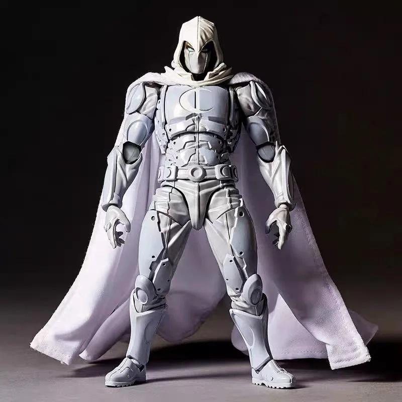 Moon Knight Figure Revoltech AMAZING YAMAGUCHI Avengers Marc Spector Winter Soldier Action Figurine PVC Movable Model Toys Gifts